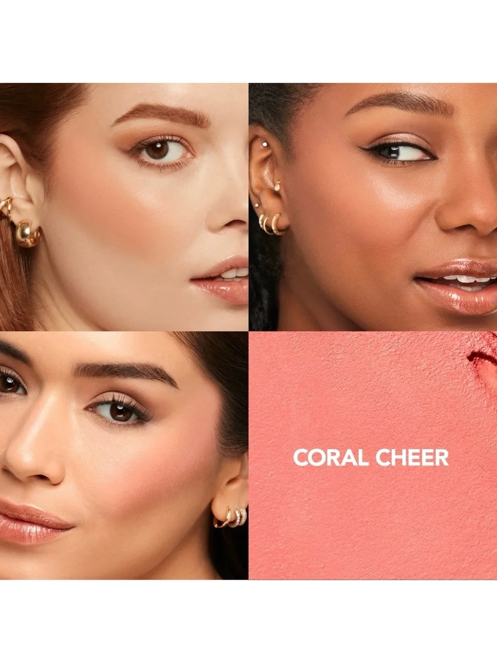 Buxom Coral Cheer Plump Shot Collagen Peptides Advanced Plumping Blush